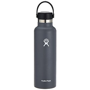 21-Oz Hydro Flask Stainless Steel Standard Mouth Water Bottle w Flex Cap (Stone) $  15.92 + Free Shipping w/ Prime or on orders $  35+