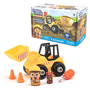 Educational Insights Design & Drill Bolt Buddies Bulldozer $8.79 + Free Shipping w/ Prime or on $35+
