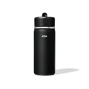 16-Oz OXO Strive Wide Mouth Water Bottle w/ Straw Lid (Onyx) $  11.85 + Free Shipping w/ Prime or on $  35+