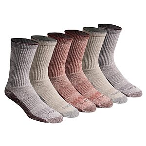 6-Pairs Dickies Men's Dri-Tech Moisture Control Crew Socks (Large, Natural Twist) $  7.27 + Free Shipping w/ Prime or on $  35+