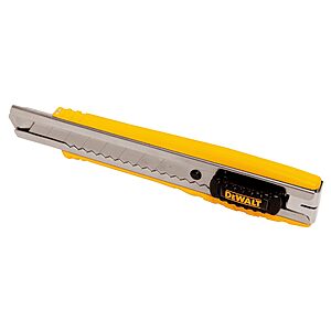 DeWALT 18mm Metal Body Snap-Off Utility Knife $6