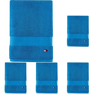 5-Count 30" x 54" Tommy Hilfiger Modern American Cotton Bath Towels (Swedish Blue) $  27.00 + Free Shipping w/ Prime or on $  35+