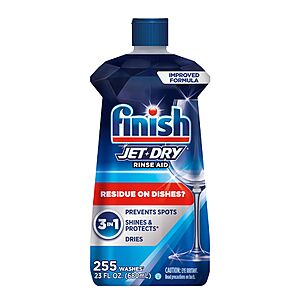 23-Oz Finish Jet-Dry Rinse Aid & Drying Agent .74 w/ S&S + Free Shipping w/ Prime or on +