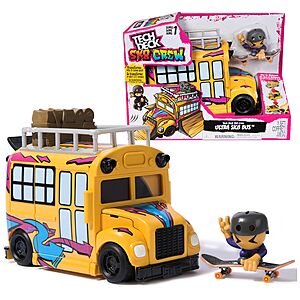 2-in-1 Tech Deck Sk8 Crew Transforming Ultra Sk8 Bus & Storage w/ Fingerboard & Figure $7.49 + Free Shipping w/ Prime or on $35+