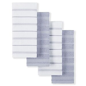 4-Pack 16"x26" KitchenAid Albany Kitchen Towel Set Lavender Cream $10.79 + Free Shipping w/ Prime or on $35+