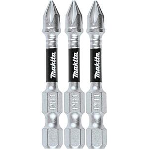 3-Pack Makita Impact XPS #1 Phillips 2" Power Bits $3.40 