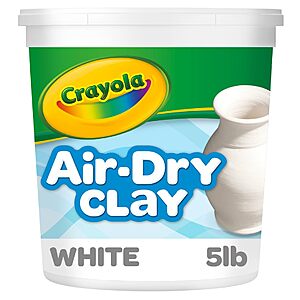 5-Pound Crayola Air Dry Clay (White) 