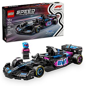 258-Pc LEGO Speed Champions BWT Alpine F1 Team A524 Race Car Building Set .55