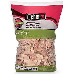 Weber Apple Wood Chips (192 Cu. In.) $4.48 + Free Shipping w/ Prime or on $35+