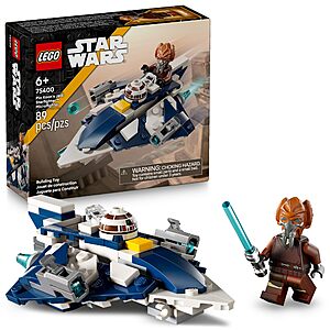 89-pc LEGO Star Wars Plo Koons Jedi Starfighter Microfighter Kit (75400) 