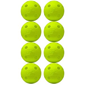 8-Pack Franklin Sports Indestruct-A-Ball Batting Practice Plastic Balls (Yellow) .90