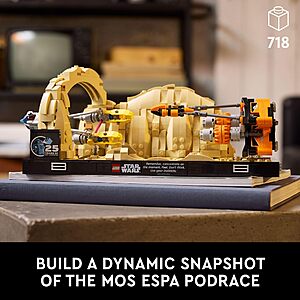 718-pc LEGO Star Wars Mos Espa Podrace Diorama Building Set (75380) $40 + Free Shipping