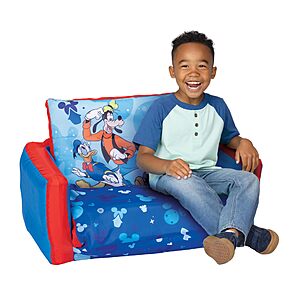 2-in-1 Mickey Mouse Inflatable Kids Flip Open Sofa Bed $15.00 + Free Shipping w/ Prime or on $35+