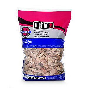 2-lb Weber Hickory Smoked Wood Chips $4.50 