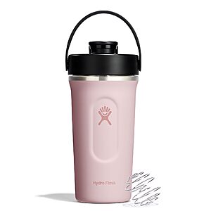 24-Oz Hydro Flask Insulated Shaker Bottle (Trillium Pink) $21 