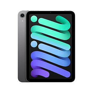 Apple iPad Mini (A17 Pro) 8.3-inch, 256GB, Wi-Fi 6E, 12MP Front/12MP Back Camera, Touch ID, All-Day Battery Life (Space Gray) $499.00 + Free Shipping