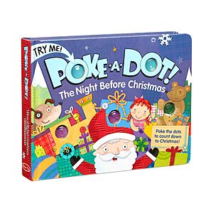 Melissa & Doug Poke-A-Dot! The Night Before Christmas Button Board Book $5.15 