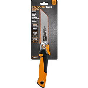 6-Inch Fiskars PowerTooth Folding Detail Pull Saw $16.92 + Free Shipping w/ Prime or on $35+