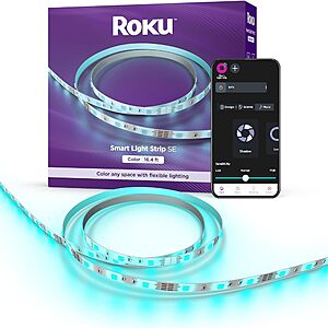 Roku Smart LED Light Strips: 16.4' or on
