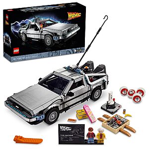1872-Pc LEGO Back to The Future Time Machine Building Set $160 + Free S&H