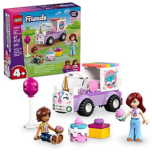 LEGO Friends Unicorn Cake Delivery Car Building Toy w/ Paisley & Leo Minidolls (42675)  $6.99 + Free Shipping w/ Prime or on $35+