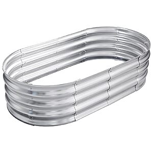 4'x2'x1' TATAANTY Galvanized Raised Garden Bed $19.97 + Free Shipping w/ Prime or on $35+