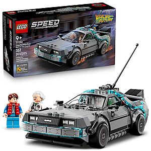 LEGO Speed Champions Time Machine from Back to the Future 77256 $22.39 + Free Shipping w/ Prime or on $35+