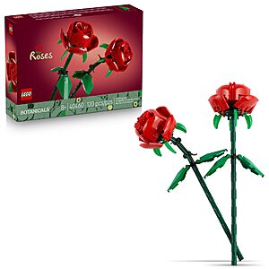 120-Pc LEGO Botanicals Roses Building Set