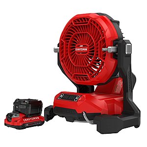 20-Volt Craftsman 10-Inch Misting Fan w/ Battery $79.00 + Free Shipping