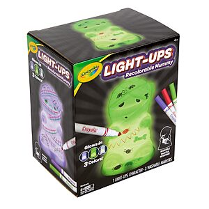 Crayola Glow Light-Ups Reusable Coloring Toy (Mummy)