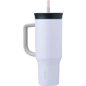40-Oz Owala Stainless Steel Triple Layer Insulated Travel Tumbler with Spill Resistant Lid, Straw, and Carry Handle (Bunny Hop) $28.00 + Free Shipping w/ Prime or on $35+