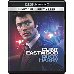 Dirty Harry (4K UHD + Digital) $14.99 + Free Shipping w/ Prime or on $35+