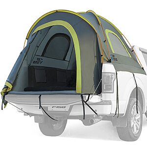 5' JOYTUTUS Pickup Truck Bed Tent for 2 People w/ Rainfly & Aluminum Poles (Green) $90 + Free S&H