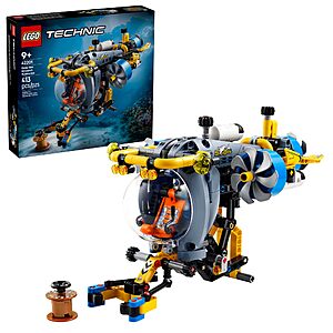 413 pcs LEGO Technic Deep-Sea Research Submarine Toy $28.99 + Free Shipping w/ Prime or on $35+