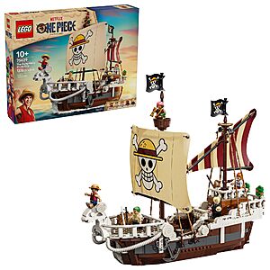 1376-Pc LEGO Netflix One Piece The Going Merry Pirate Ship Building Set $112 + Free S&H