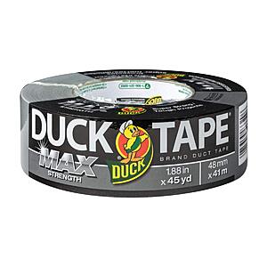Duck Brand MAX Strength Duct Tape (1.88" x 45 yd.) $6.79 + Free Shipping w/ Prime or on $35+