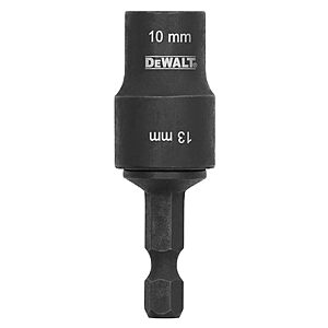 2-in-1 DeWalt Flextorq 10,13 mm x 2" Black Oxide Double-Ended Nut Driver