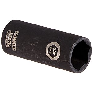 DeWALT 3/4" IMPACT READY Deep Socket for 3/8" Drive (DW2290)