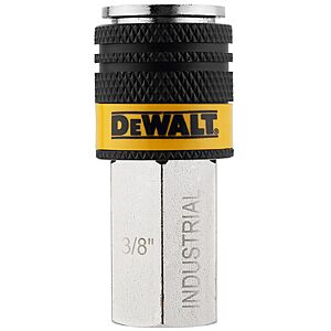 DEWALT 3/8" Industrial Air Coupler w/ 3/8" FNPT $6.65 