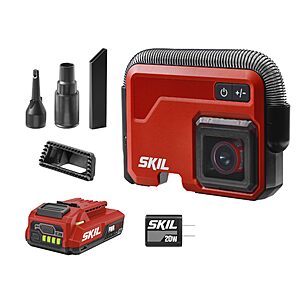 20-Volt Skil Brushless Slim Vacuum Kit w/2.0Ah Battery and USB-C Charger $99.99 + Free Shipping