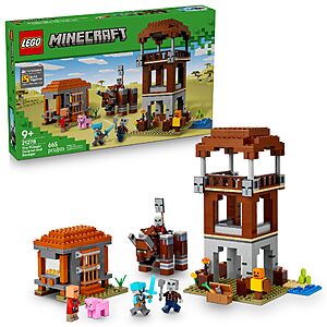 665-Pc LEGO Minecraft The Pillager Outpost & Ravager (21278) $52 + Free S&H