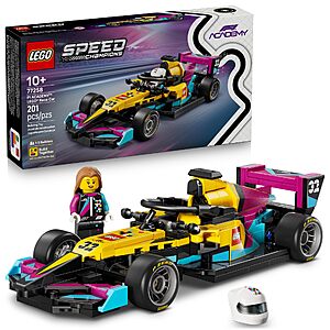 201 Pcs LEGO Speed Champions F1 ACADEMY Race Car $18.49 + Free Shipping w/ Prime or on $35+