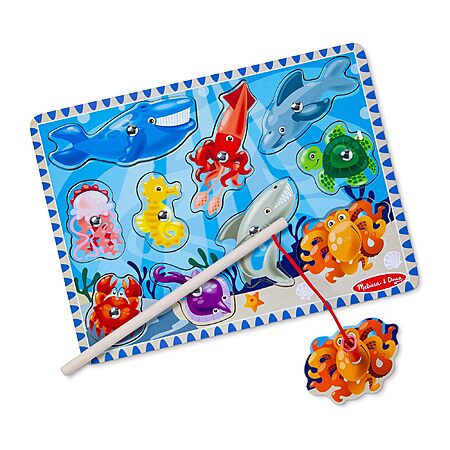 10-Piece Melissa & Doug Magnetic Fishing Puzzle Game $6.64 + Free Shipping w/ Prime or on $35+