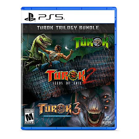 Turok Trilogy Bundle (PlayStation 5) $19.99 + Free Shipping w/ Prime or on $35+