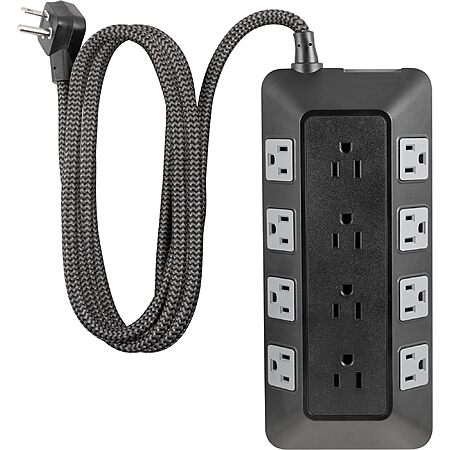 6-Foot 12-Outlet GE UltraPro Adapt  Surge Protector (Black) $19.10 + Free Shipping w/ Prime or on $35+