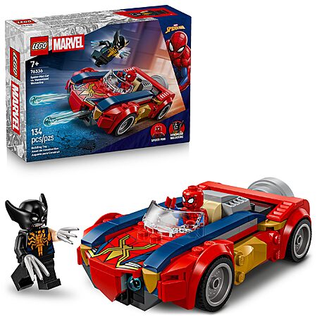 134-Piece LEGO Marvel Spider-Man Car vs. Venomized Wolverine $15.99 + Free Shipping w/ Prime or on $35+