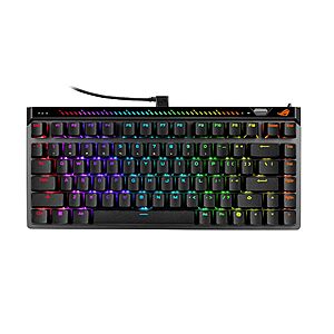 ASUS ROG Falchion Ace 75 HE Wired Analog/Hall Effect Gaming Keyboard– 75% TKL, USB, Hot Swappable HFX V2X Magn