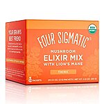 Four Sigmatic Lion's Mane Mushroom Elixir | Coffee Alternative with Organic Lion's Mane Mushroom Powder, Rhodiola &amp; Rose Hips | Pack of 20 -- $14.17 Amazon w/coupon S&amp;S