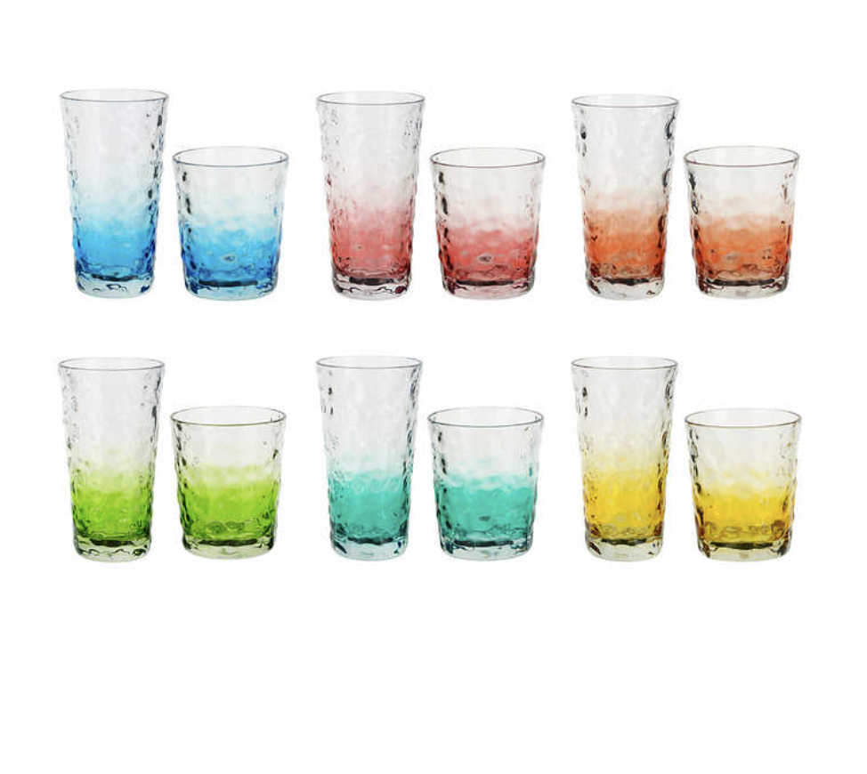 Costco Dishwasher Safe Tumbler Set, 12piece 13