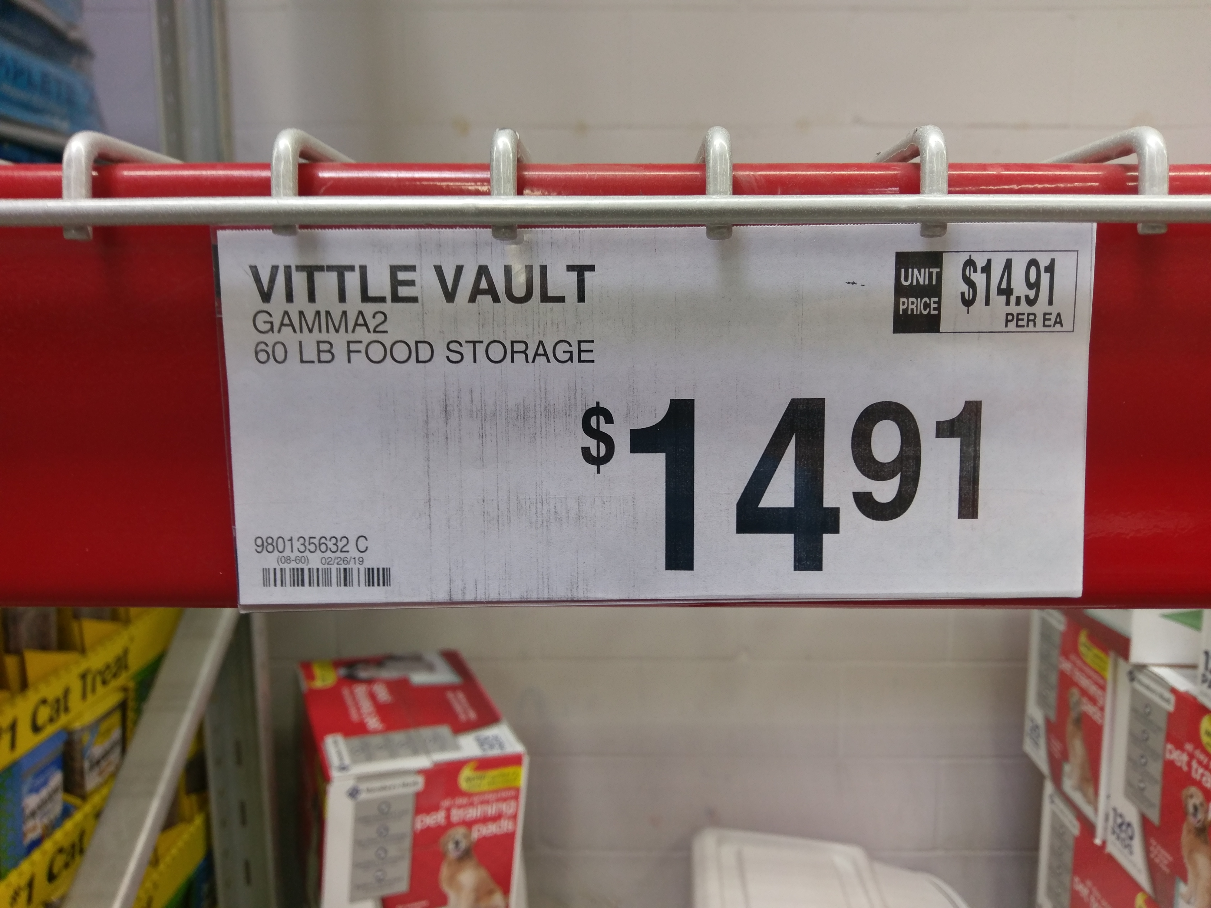 60lb Vittles Vault At Sam S Club B M 14 91 Ymmv Slickdeals Net